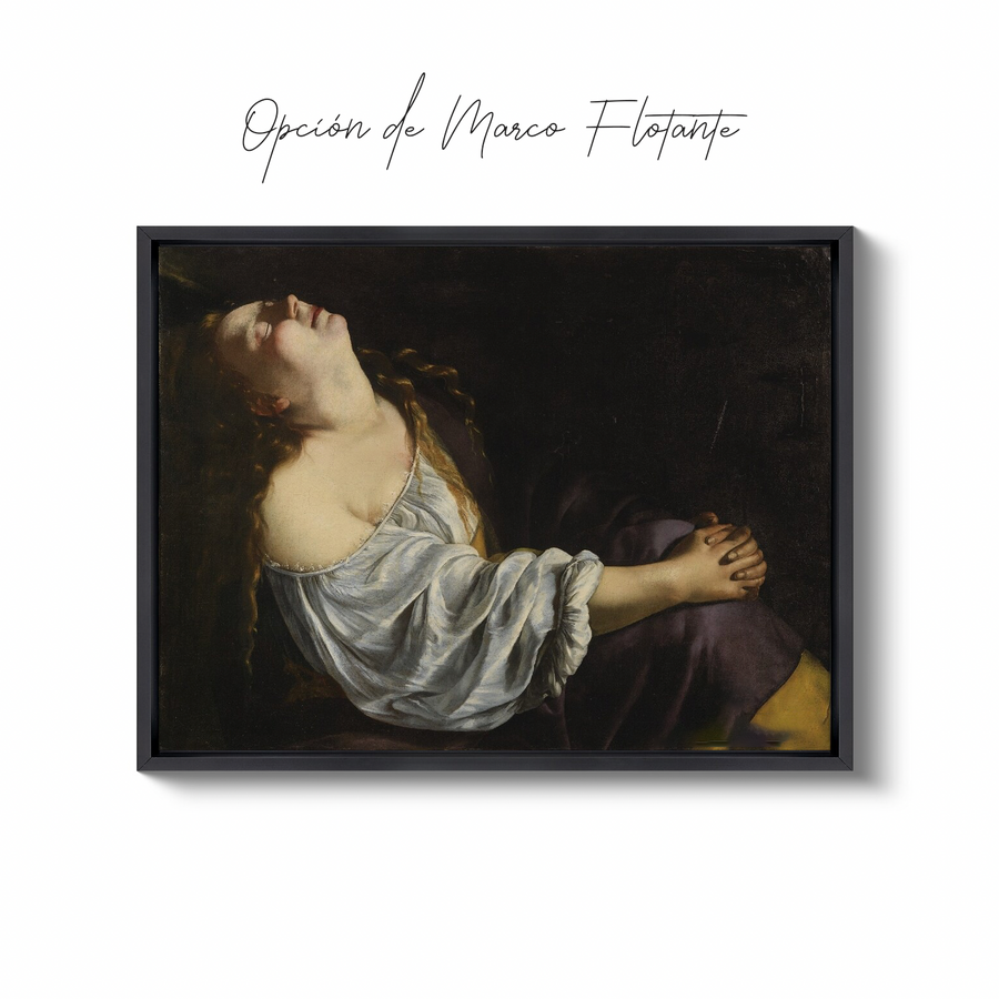 María Magdalena en éxtasis (1623) - Artemisia Gentileschi