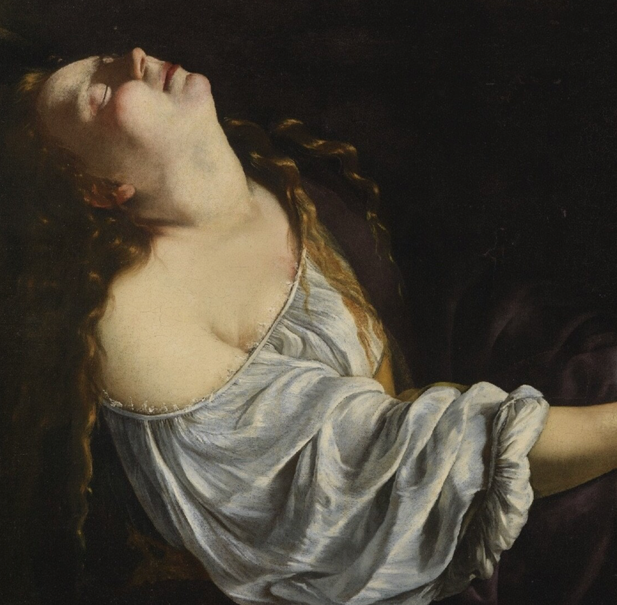 María Magdalena en éxtasis (1623) - Artemisia Gentileschi