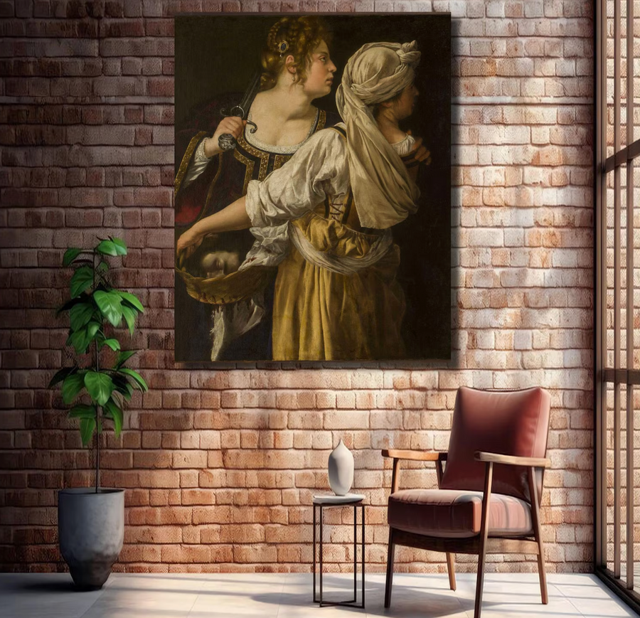 Judith con su sirvienta (1615) - Artemisia Gentileschi