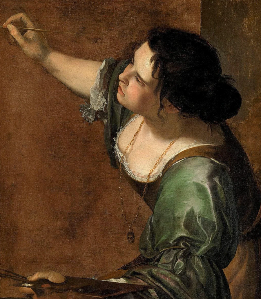 Autorretrato como alegoría de la pintura - Artemisia Gentileschi