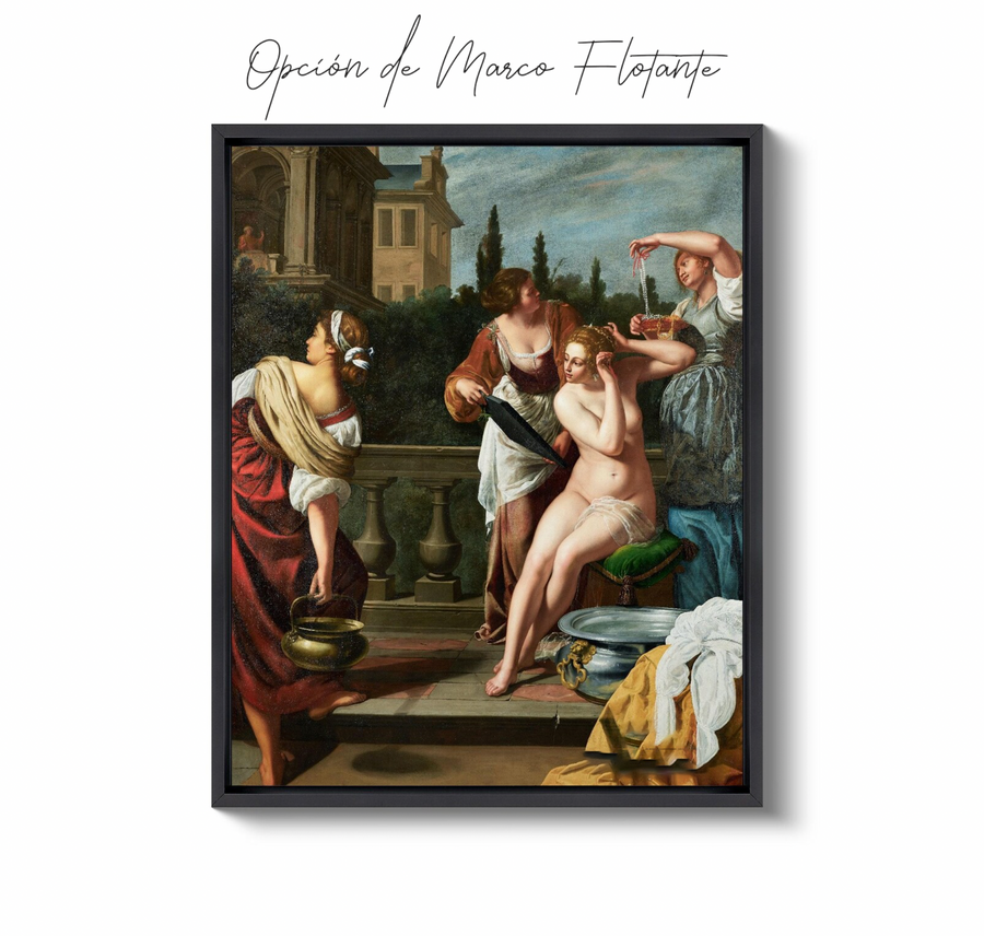 Betsabé en el baño (1650) - Artemisia Gentileschi