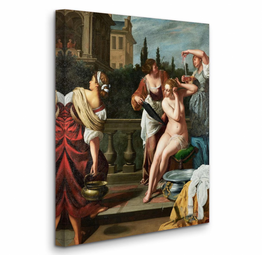 Betsabé en el baño (1650) - Artemisia Gentileschi