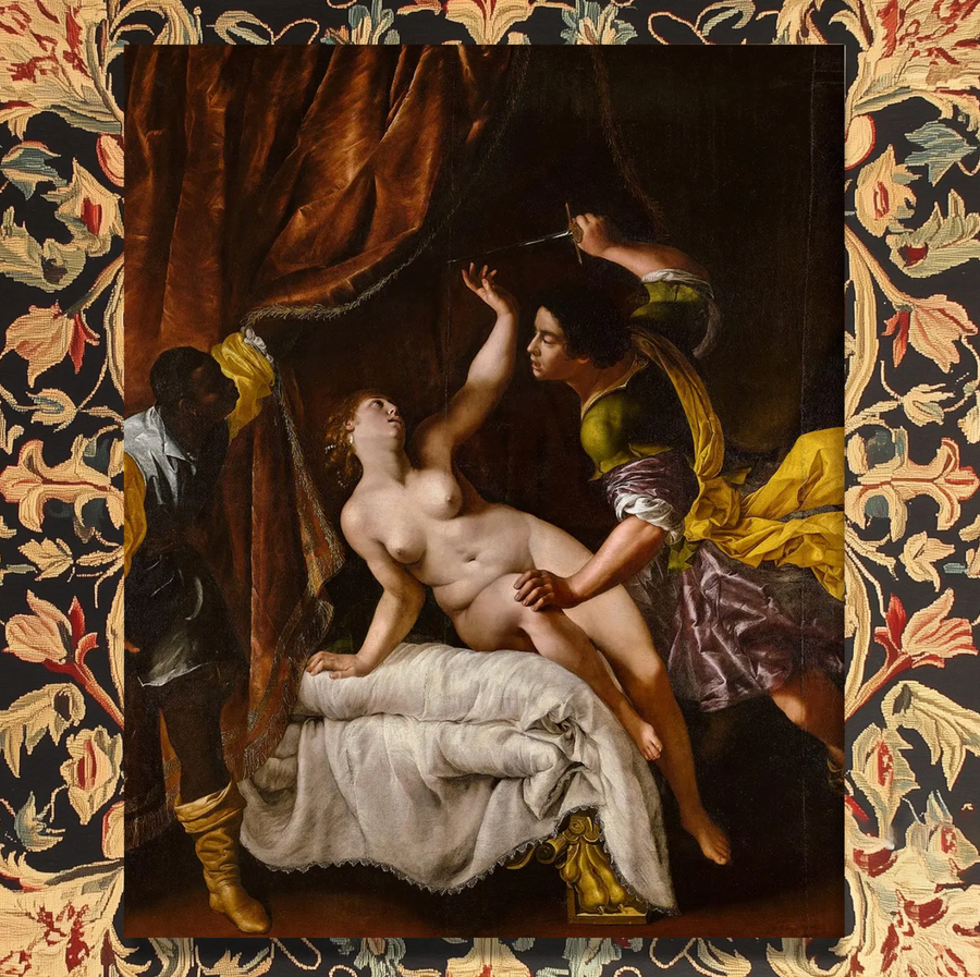 Tarquino y Lucrecia - Artemisia Gentileschi