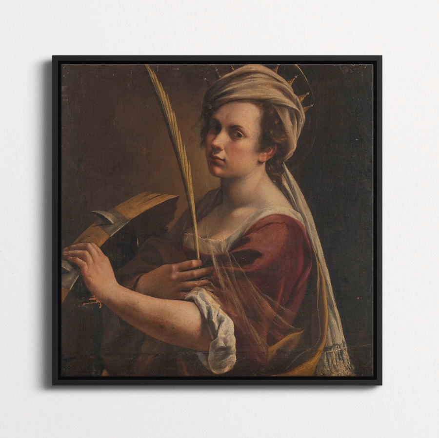 Autorretrato como Santa Catalina de Alejandría - Artemisia Gentileschi