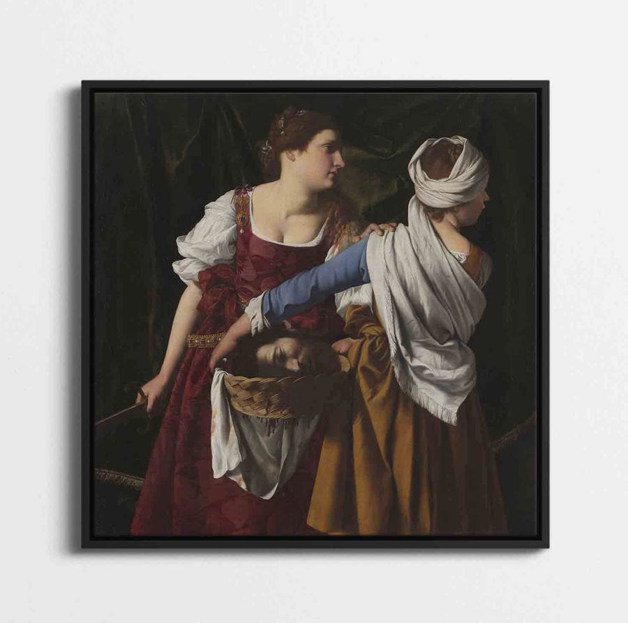Judith y la doncella con la cabeza de Holofernes - Artemisia Gentileschi