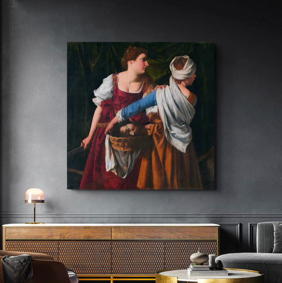 Judith y la doncella con la cabeza de Holofernes - Artemisia Gentileschi
