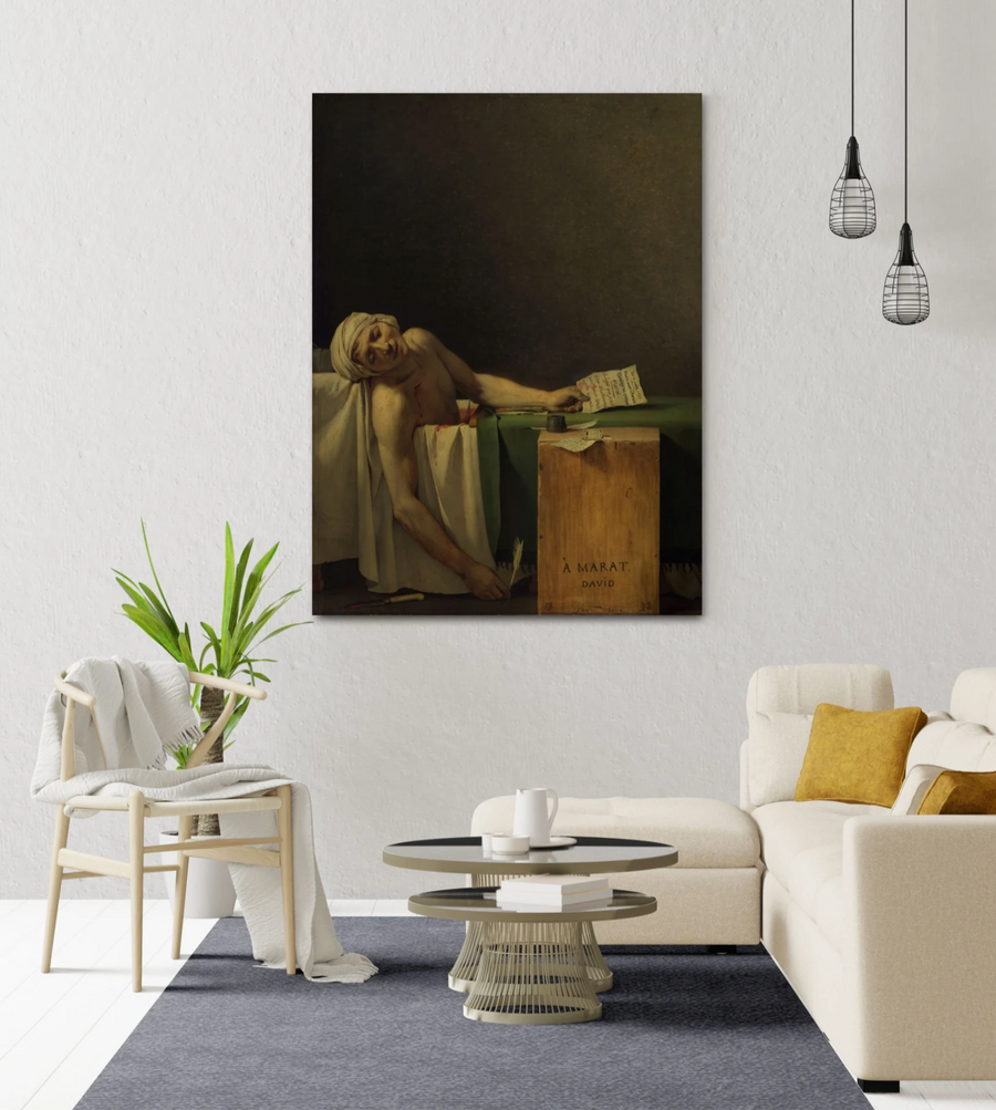 La muerte de Marat  - Jacques-Louis David