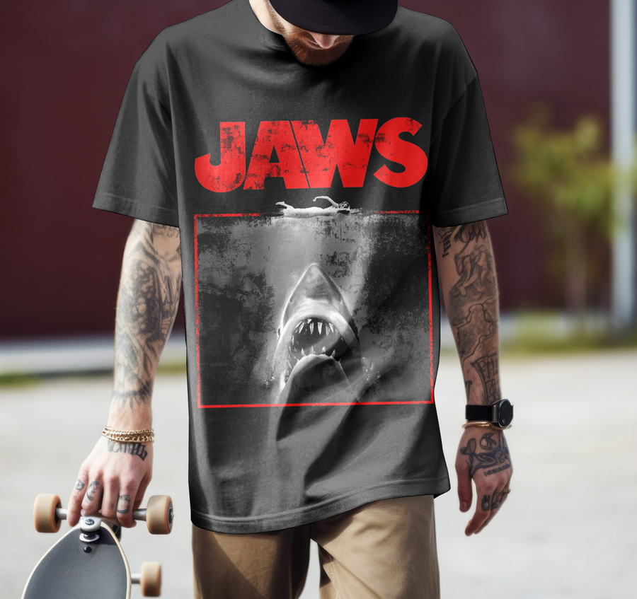Jaws - Playera de manga corta