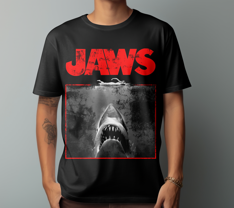 Jaws - Playera de manga corta
