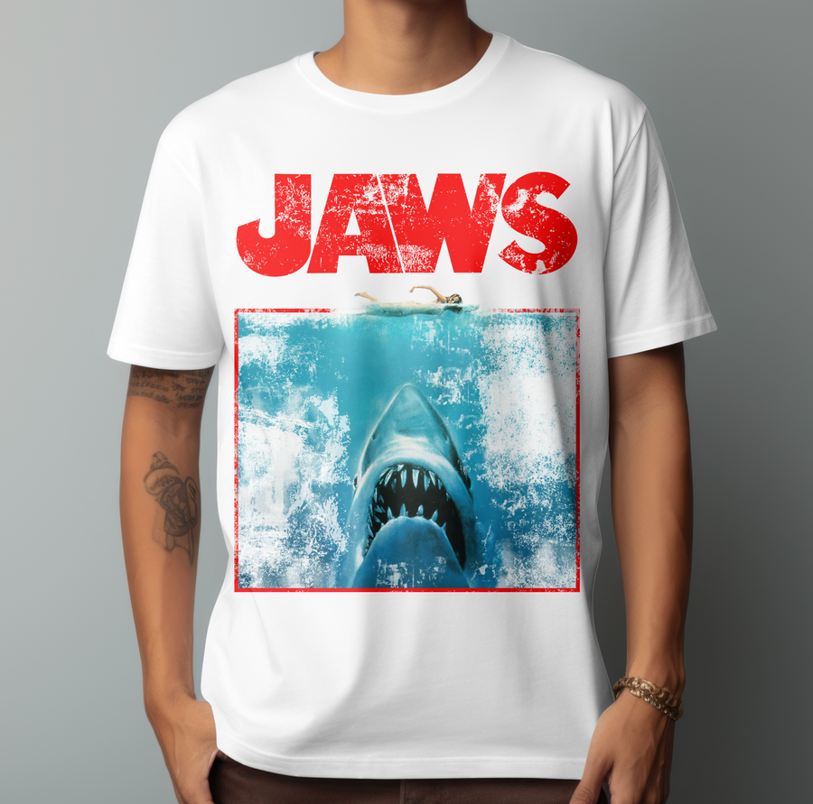 Jaws - Playera de manga corta