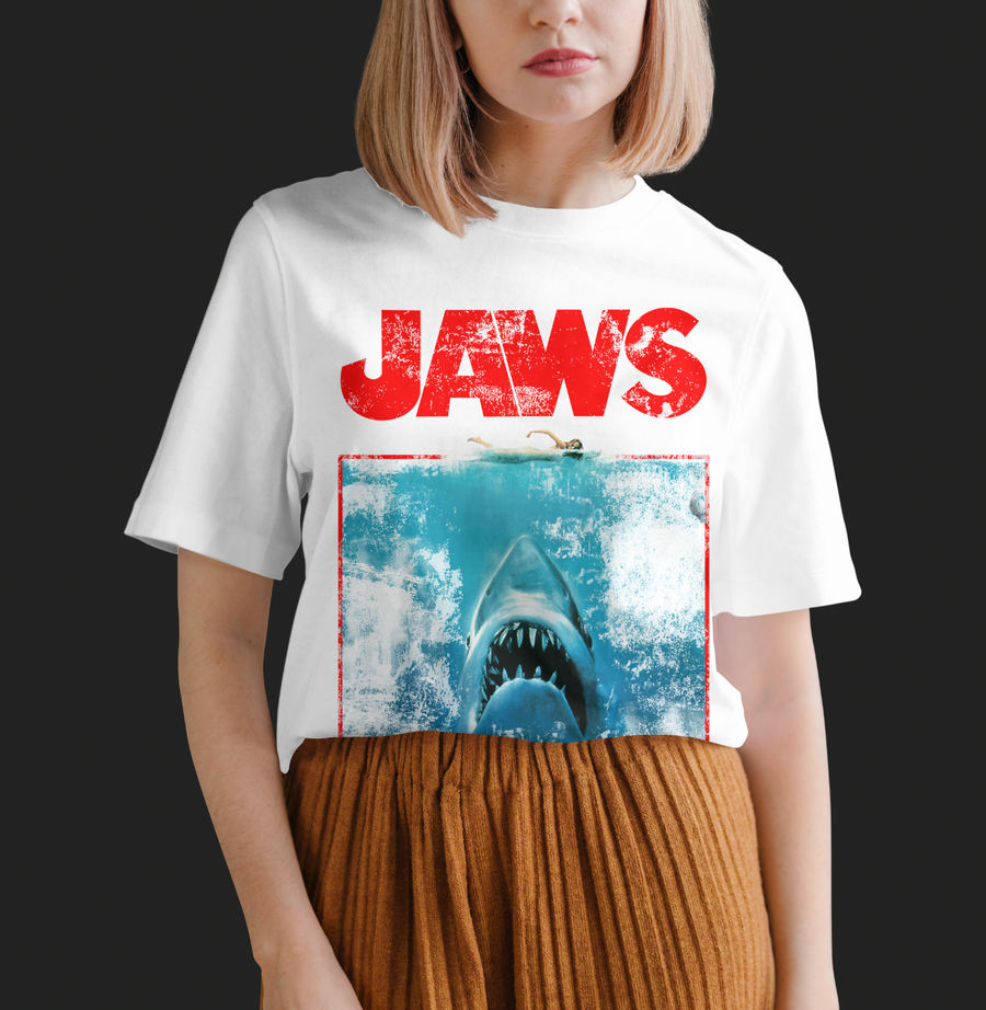 Jaws - Playera de manga corta