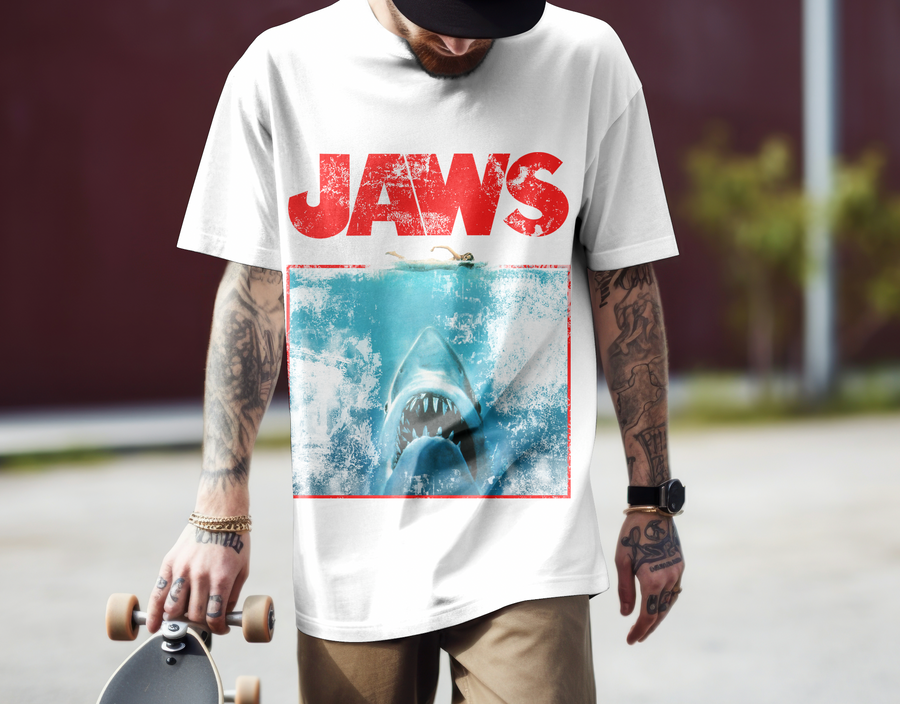 Jaws - Playera de manga corta