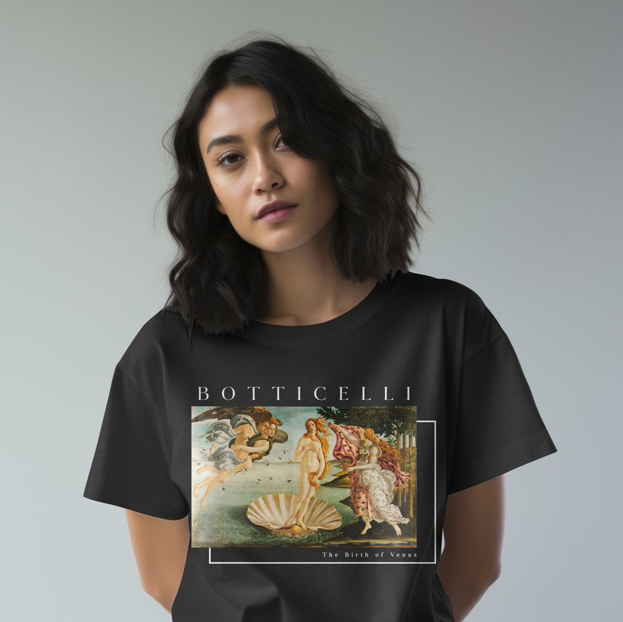 El nacimiento de Venus - Botticelli - Playera de manga corta