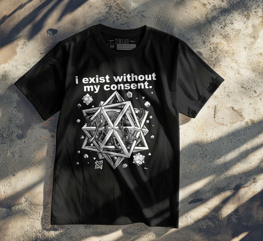 Escher, I exist without my consent  - Playera de manga corta