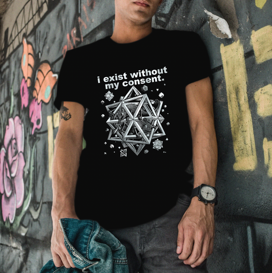 Escher, I exist without my consent  - Playera de manga corta