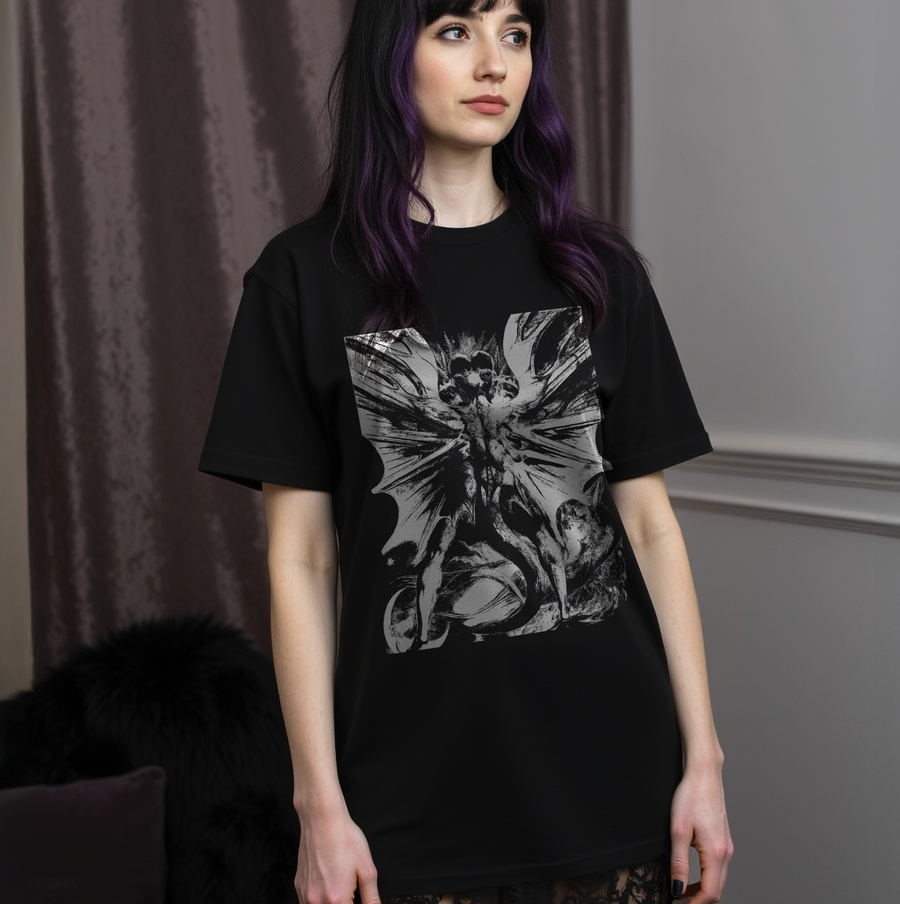 The Great Red Dragon, William Blake - Playera de manga corta