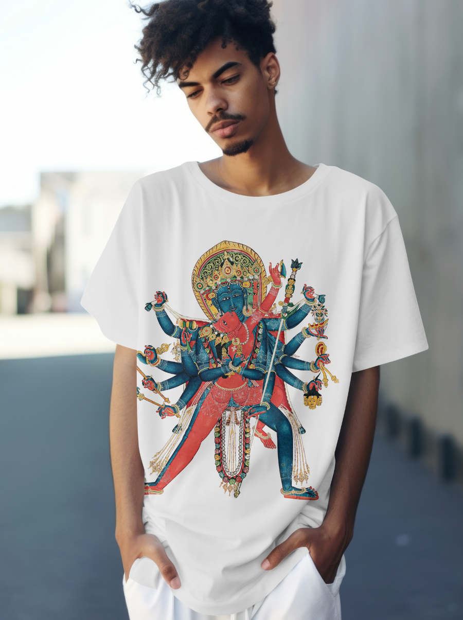 Chakrasamvara Budismo Tibetano - Playera de manga corta
