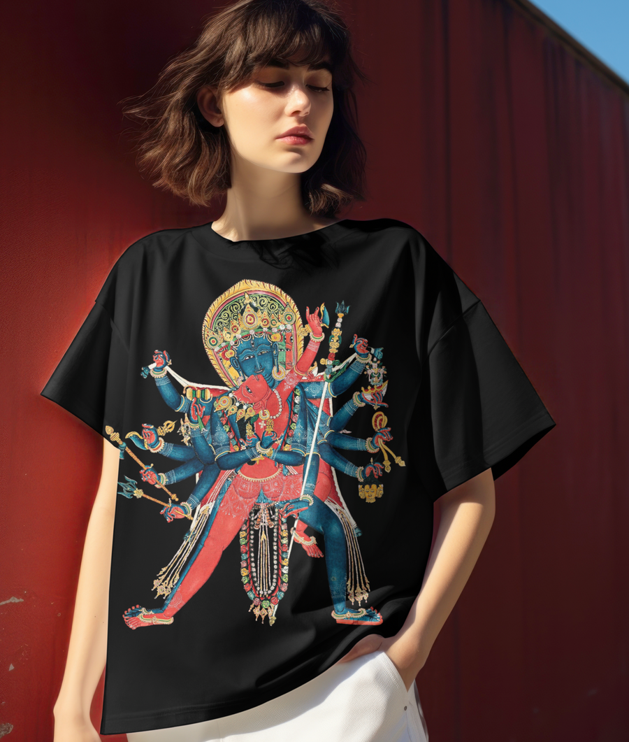 Chakrasamvara Budismo Tibetano - Playera de manga corta