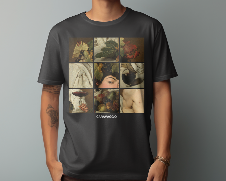 Caravaggio, Bacchus - Playera de manga corta