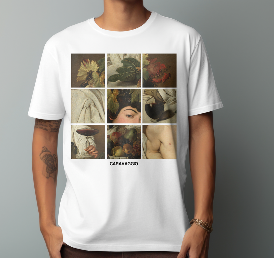 Caravaggio, Bacchus - Playera de manga corta