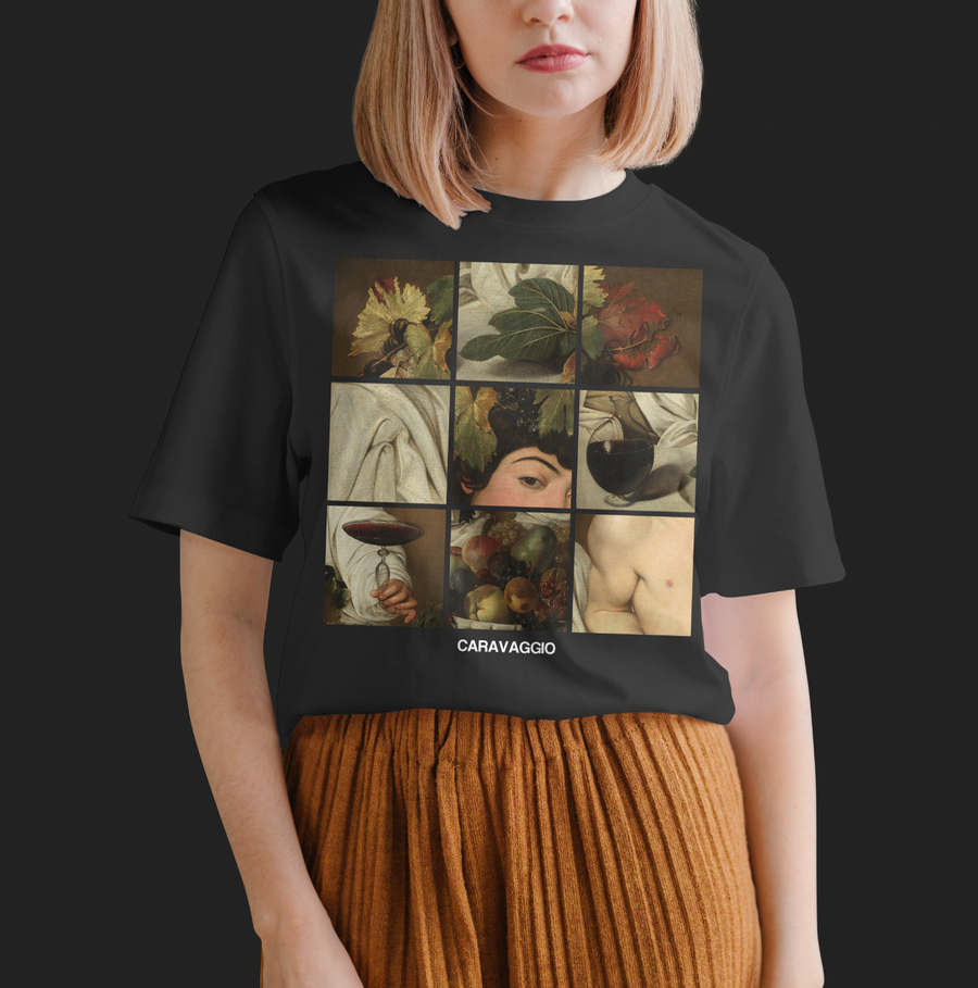 Caravaggio, Bacchus - Playera de manga corta