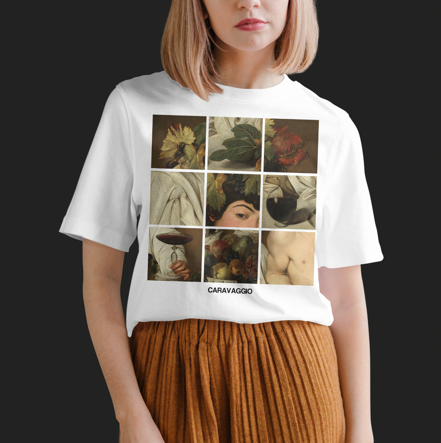 Caravaggio, Bacchus - Playera de manga corta