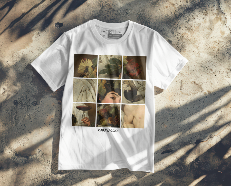 Caravaggio, Bacchus - Playera de manga corta