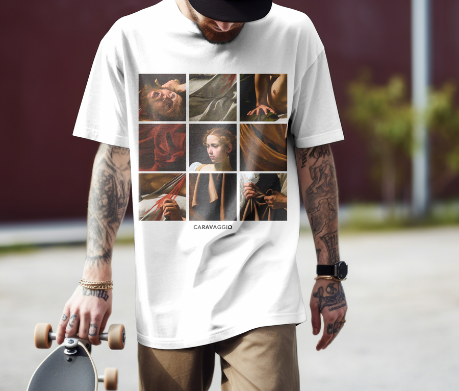 Caravaggio, Judith Beheading Holofernes - Playera de manga corta