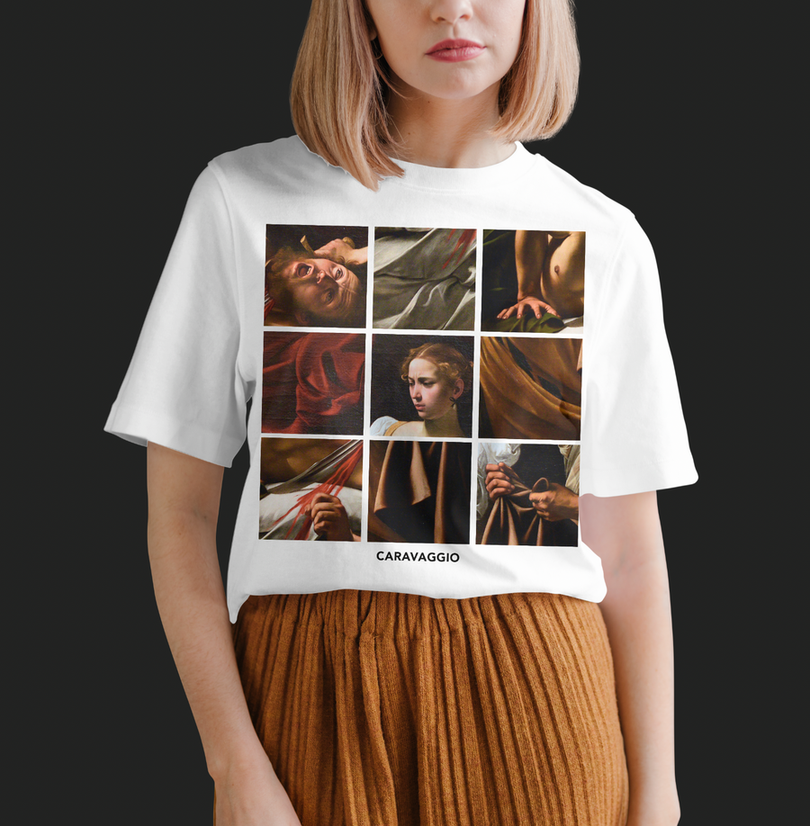 Caravaggio, Judith Beheading Holofernes - Playera de manga corta