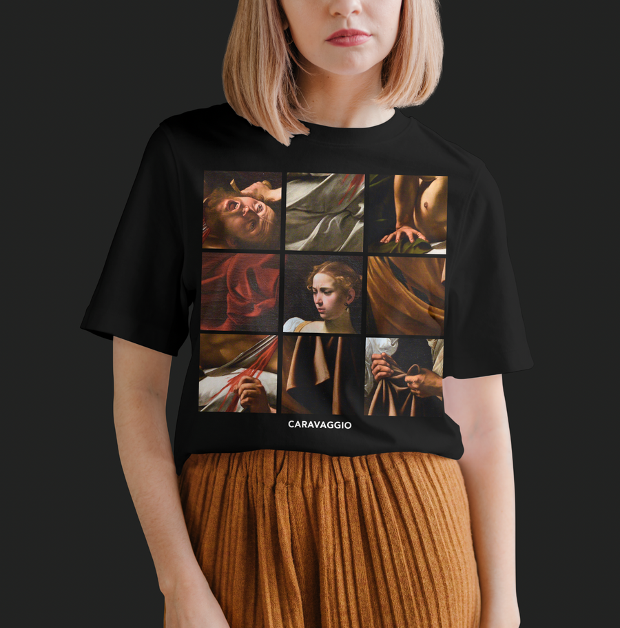 Caravaggio, Judith Beheading Holofernes - Playera de manga corta