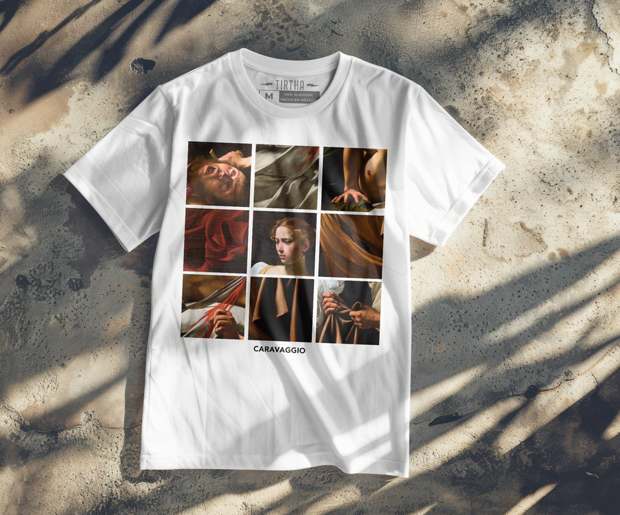 Caravaggio, Judith Beheading Holofernes - Playera de manga corta