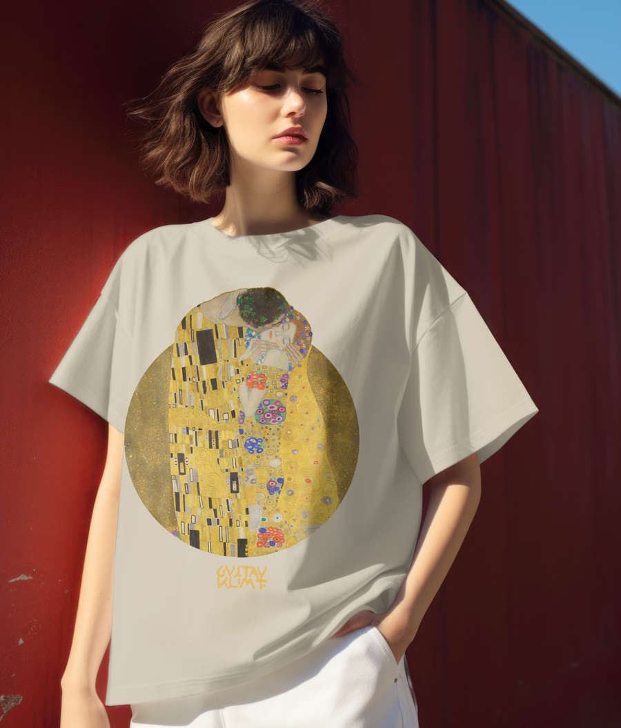 El Beso, Gustav Klimt - Playera de manga corta