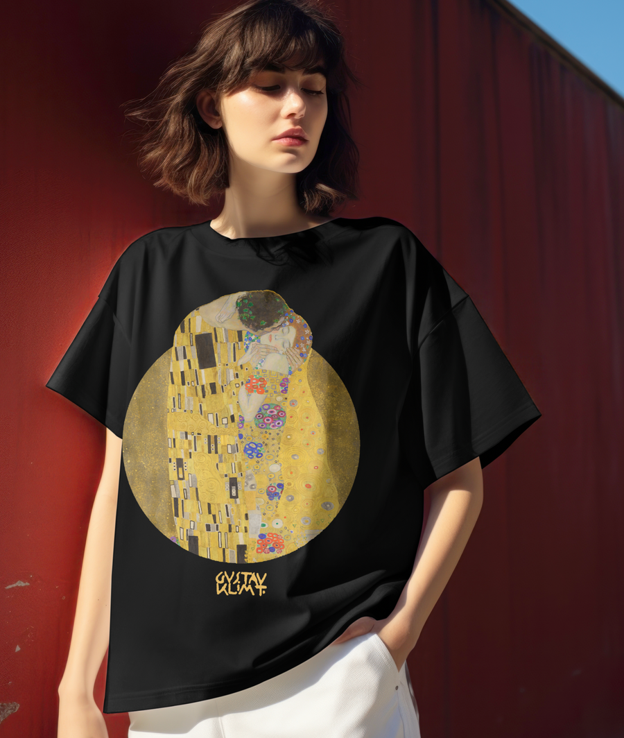 El Beso, Gustav Klimt - Playera de manga corta