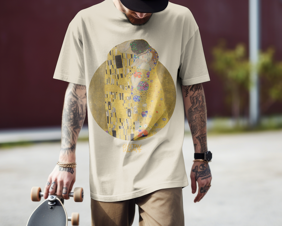 El Beso, Gustav Klimt - Playera de manga corta