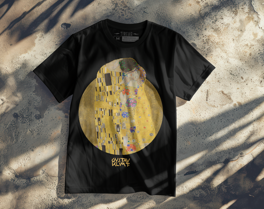 El Beso, Gustav Klimt - Playera de manga corta