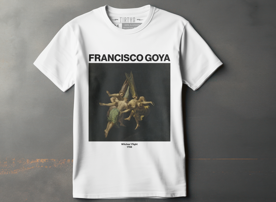 Francisco de Goya, Vuelo de Brujas - Playera de manga corta