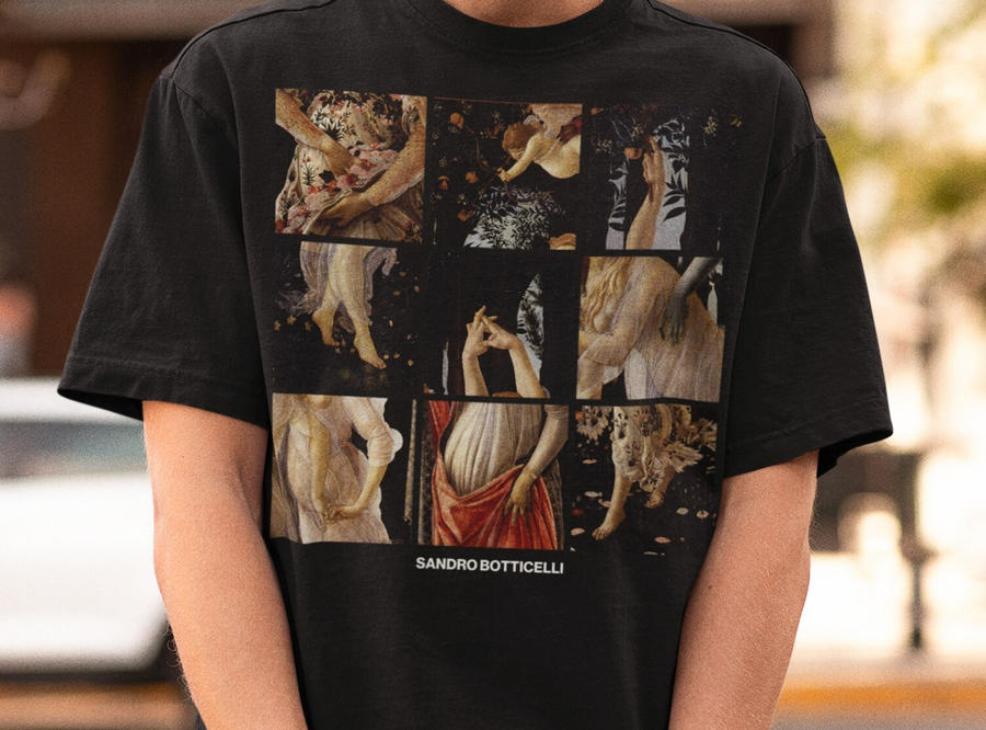 La Primavera, Sandro Botticelli - Playera de manga corta