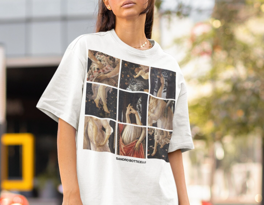 La Primavera, Sandro Botticelli - Playera de manga corta