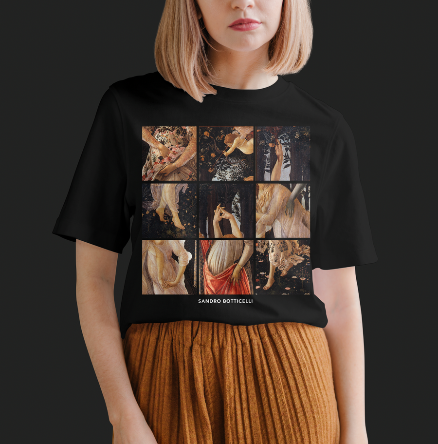 La Primavera, Sandro Botticelli - Playera de manga corta