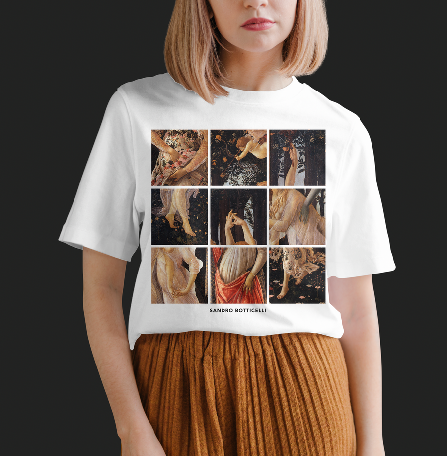 La Primavera, Sandro Botticelli - Playera de manga corta
