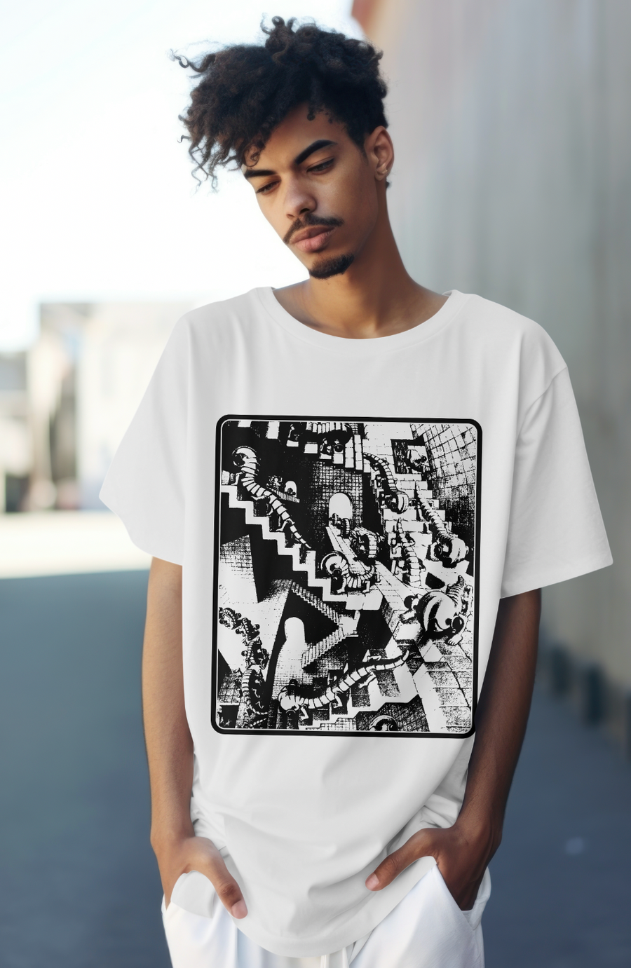 MC Escher - Playera de manga corta