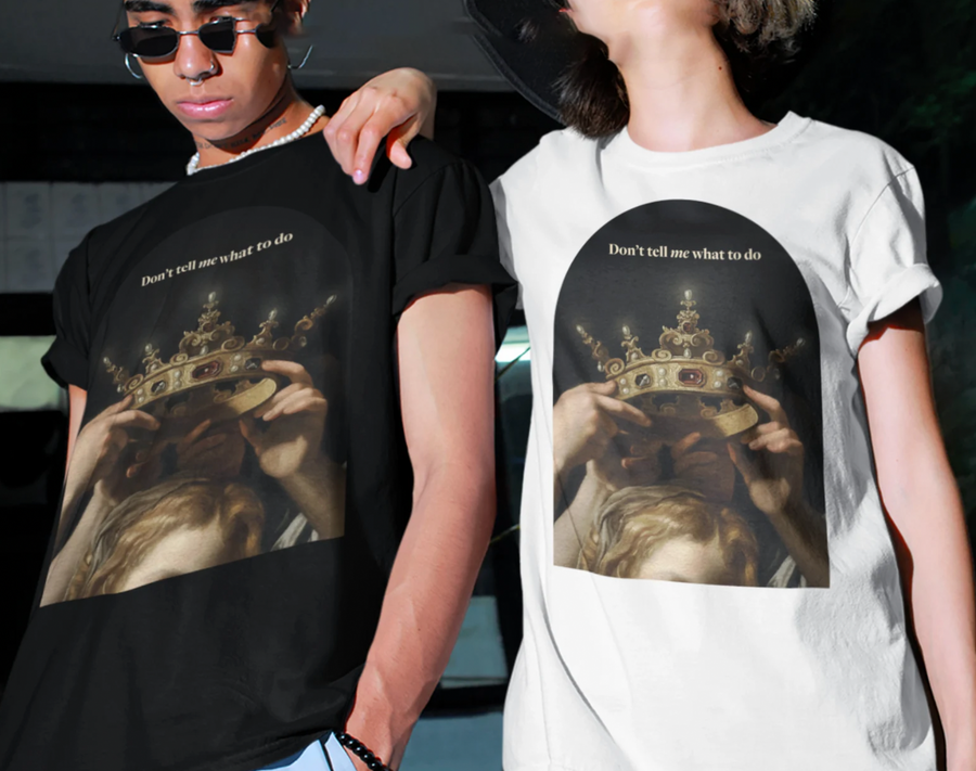 Virgin with Angels, B. Cavarozzi - Playera de manga corta