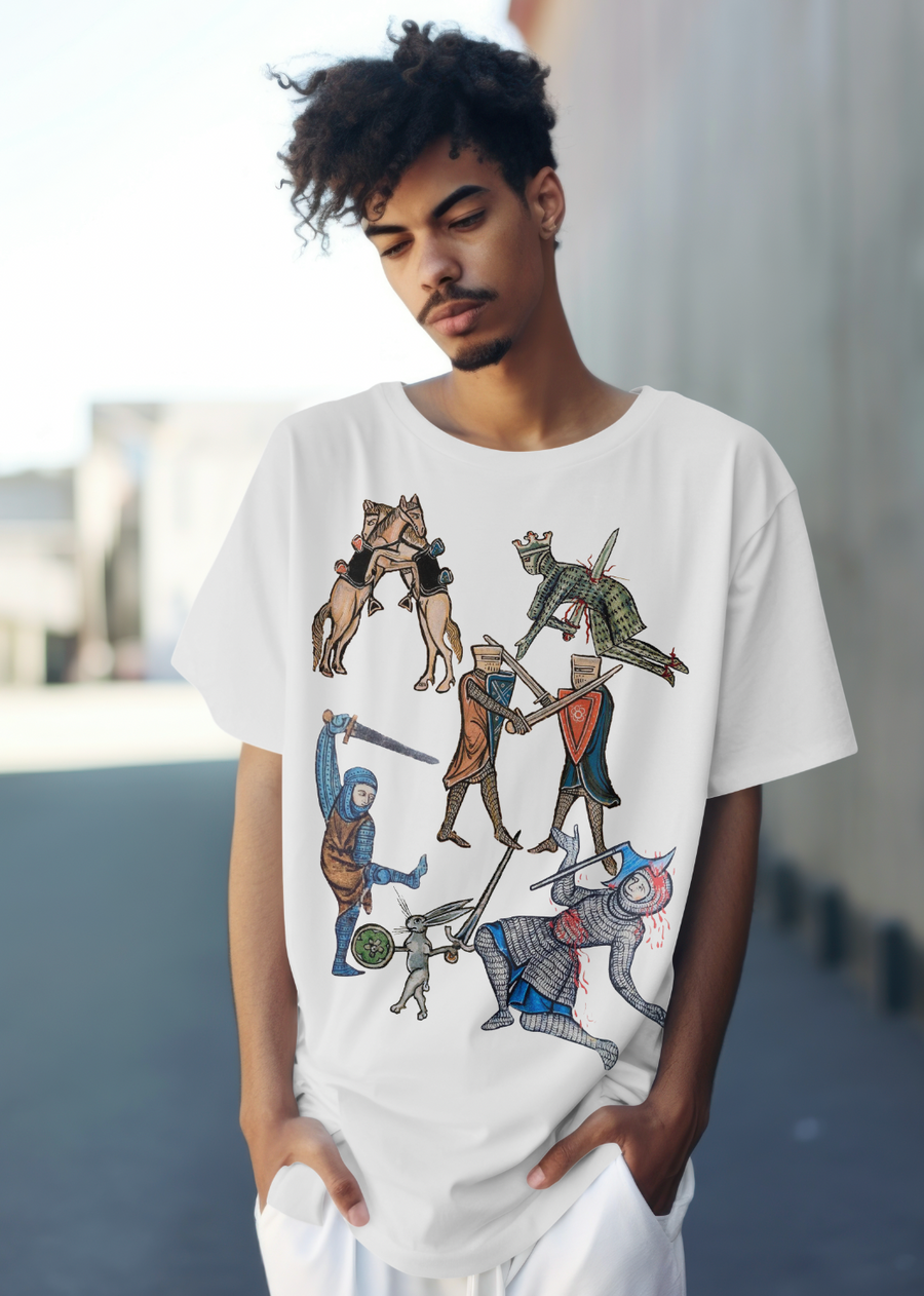 Batalla Medieval - Playera de manga corta