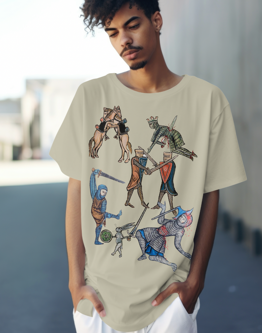 Batalla Medieval - Playera de manga corta