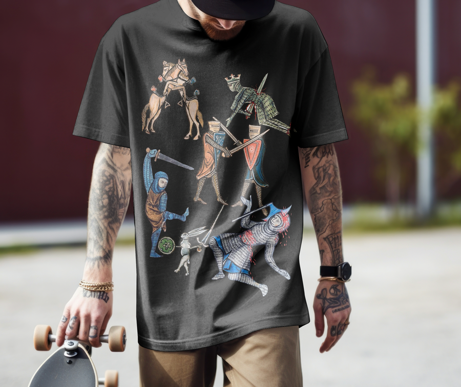 Batalla Medieval - Playera de manga corta