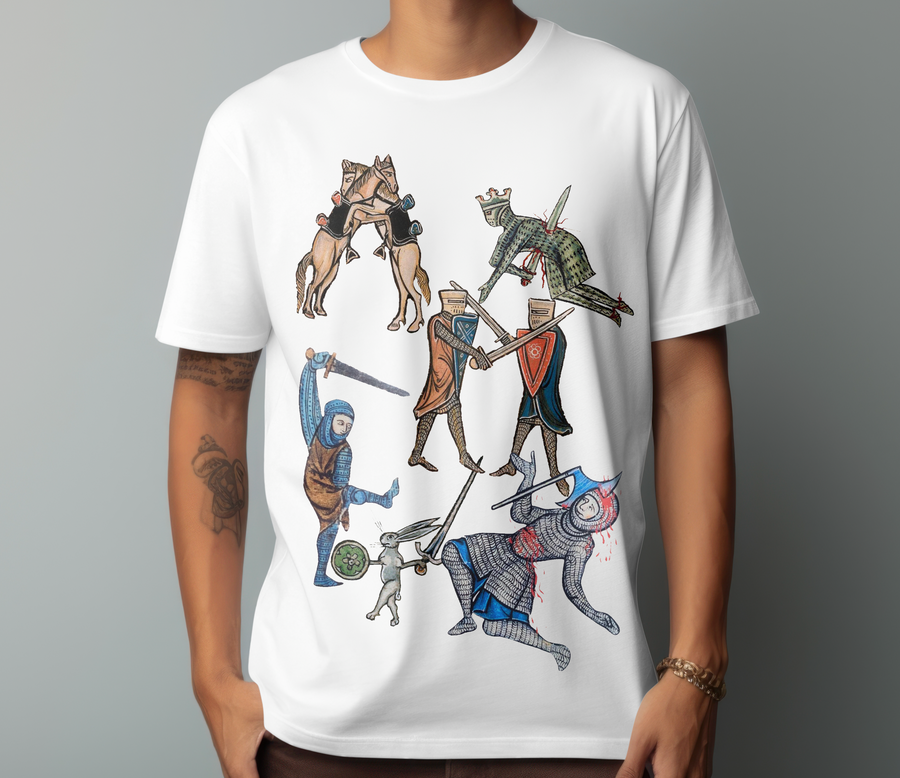 Batalla Medieval - Playera de manga corta