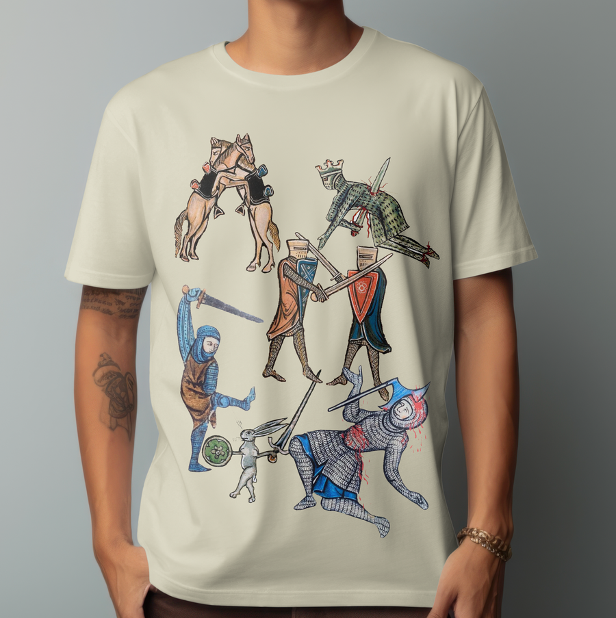 Batalla Medieval - Playera de manga corta