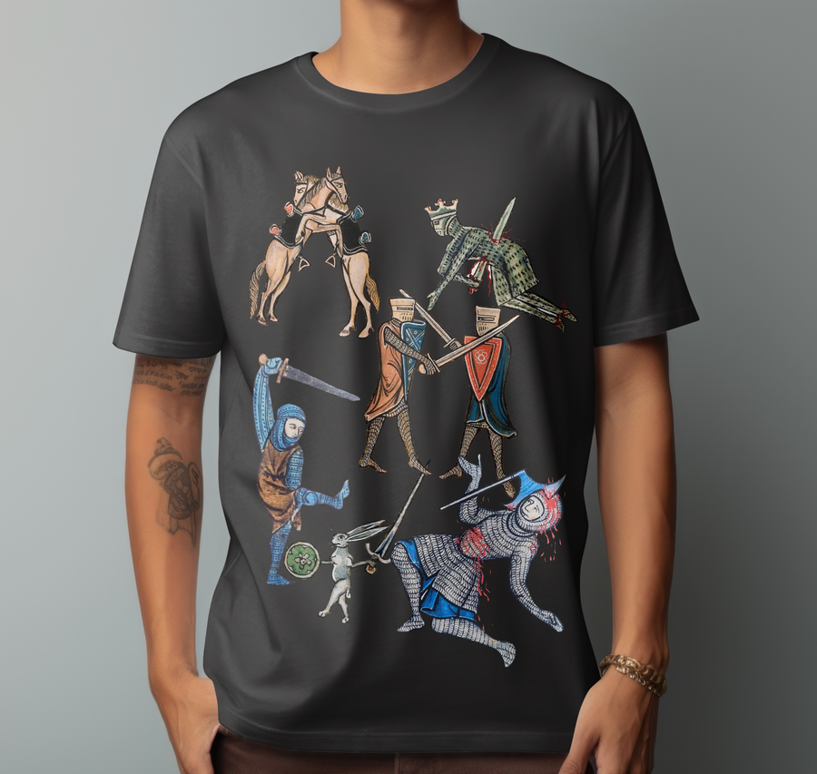 Batalla Medieval - Playera de manga corta