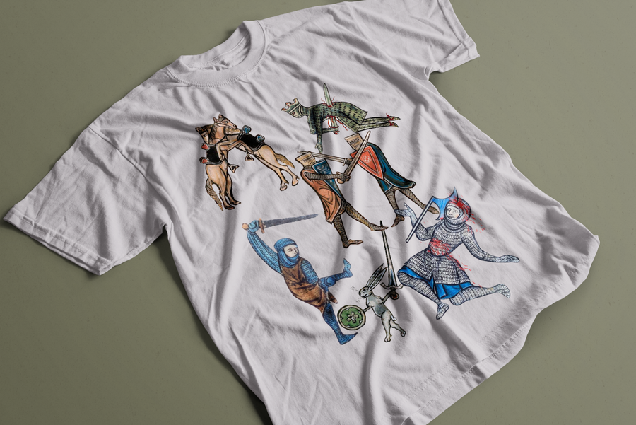 Batalla Medieval - Playera de manga corta