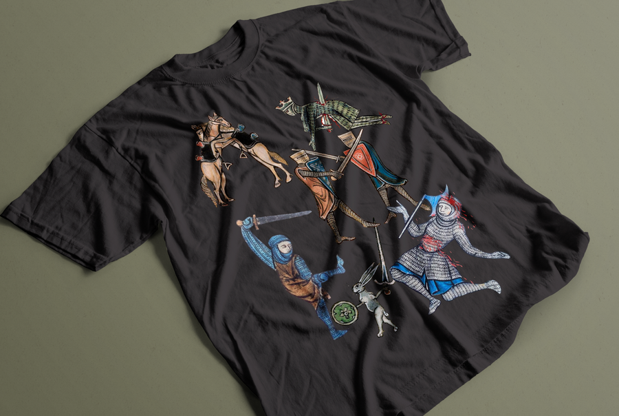 Batalla Medieval - Playera de manga corta